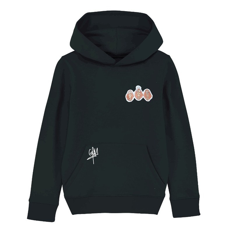 Sweat Capuche Valar enfant classique Rose 